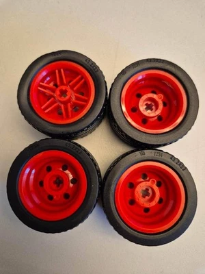 Rueda de ingeniería Klemmbaustein tamaño 1 3/16x0 25/32 pulgadas 4 piezas con tamaño de neumático Foto 1 de 3