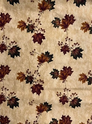 Moda/Holly Taylor WILDERNESS TRAILDS-Tela de algodón hojas y bayas de otoño, 1 yarda Foto 1 de 2
