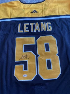 Kris Letang Signed Autograph Auto Penguins Jersey PSA/DNA - Picture 1 of 3