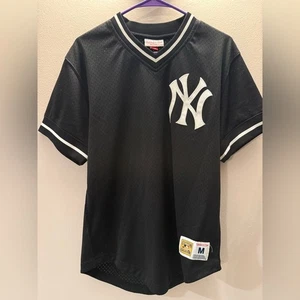 Jersey Mitchell & Ness blanco y negro adulto mediano - Imagen 1 de 4