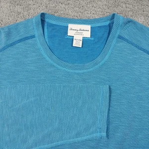 Tommy Bahama IslandZone Sweatshirt Mens 3XL Tall Pullover Blue Reversible - Picture 1 of 9
