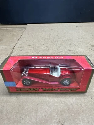 1973 MATCHBOX LESNEY MODELS OF YESTERYEAR 1934 RILEY MPH No Y-3 - Image 1 of 4