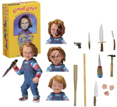 NECA Chucky Good Guys 4" Ultimate Play Set Action Figure Toy Model Scenes Doll