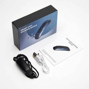 Smart Anti-snoring Device - Rechargeable Vibrating Pulse Snore Stopper Set - Picture 1 of 16