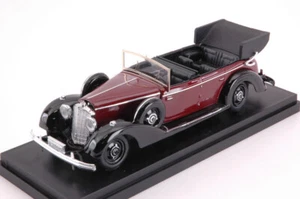 RI4021 MERCEDES 770 OPEN CABRIO 1938 AMARANT/BLACK 1:43 - Foto 1 di 1