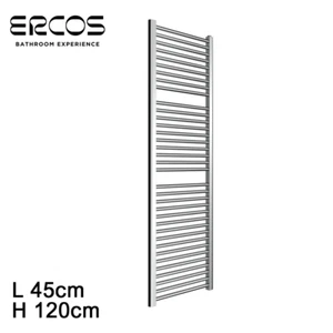 Bad Handtuchwärmer Chrom 120x45 Achsabstand 40 cm - TEKNO Ercos - Bild 1 von 3