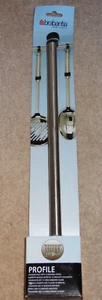 BRABANTIA NEW KITCHEN UTENSILS WALL HANGING RACK & 12 HOOKS MATT STAINLESS STEEL - Picture 1 of 3