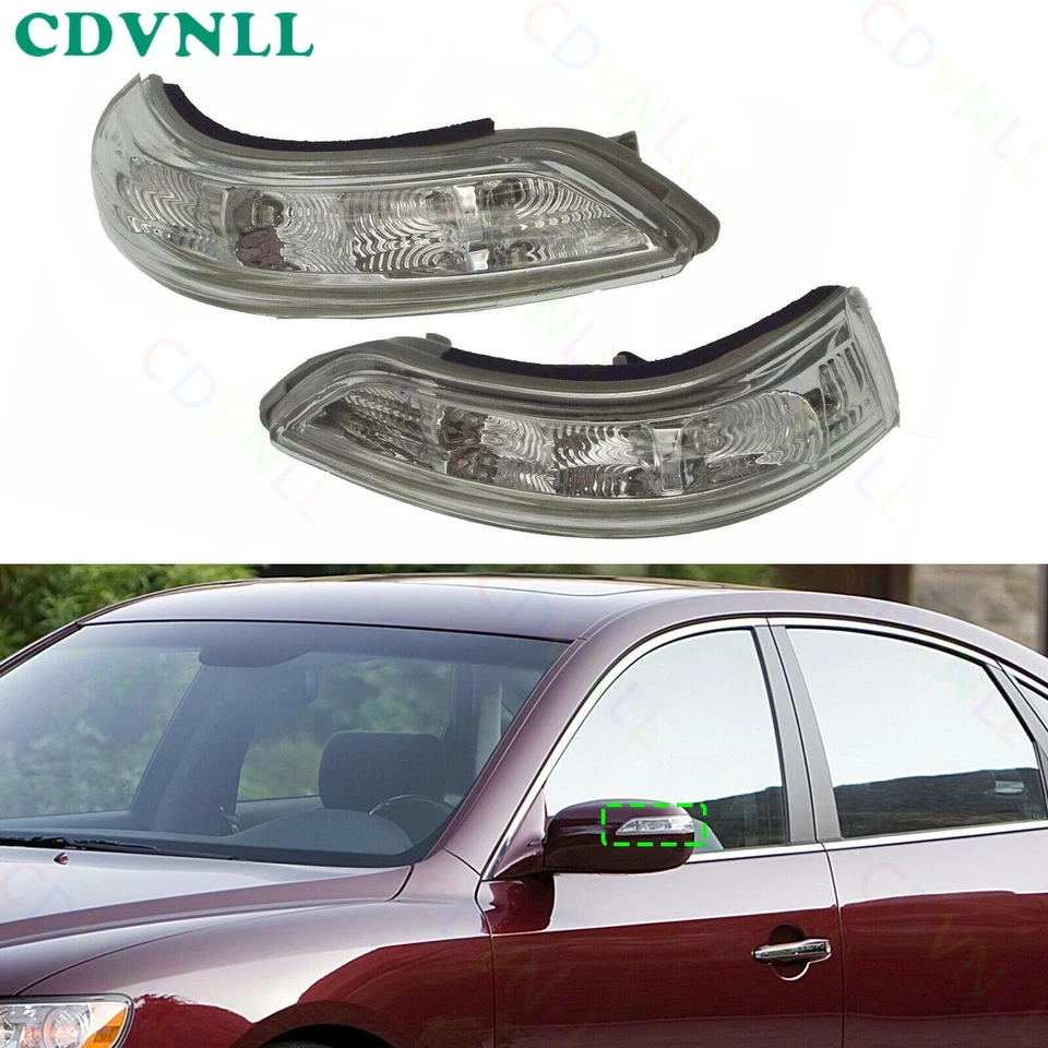 For Hyundai Azera TG 2006-2010 LED Side Rearview Mirror Lights Signal Lamps Pair Foto 1 de 4