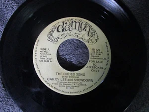 Garry Lee & Showdown, The Rodeo Song / Cajun Boogie PROMO - Picture 1 of 2