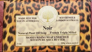 WAVERTREE& LONDON NOIR LUXURY SOAP 1 BAR 200G/7 OZ - Picture 1 of 2