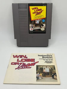 Win, Lose or Draw (Nintendo Entertainment System, 1990) W/Manual- TESTED & WORKS - Picture 1 of 7