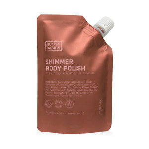 Noosa Basics Shimmer Body Polish With Pink Clay & Hibiscus Powder 150g