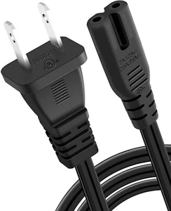 [UL Listed] 12Ft Long AC Power Cord for PS5 PS4 PS3,Xbox One Black - Picture 1 of 9