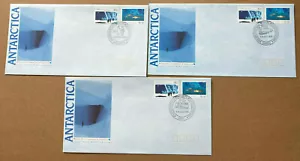 AAT ANTÁRTICA 1990 EDICIÓN CONJUNTA CON BASE URSS CANCELACIÓN 3 CUBIERTAS - Imagen 1 de 4