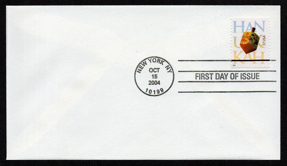 USA, SCOTT # 3880, BLANK FDC COVER - HANNUKAH HOLIDAY, FESTIVAL OF LIGHTS 2004 - Image 1 of 1