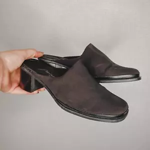 Liz Claiborne | Tacones cómodos sin cordones negros bloque 8,5 - Imagen 1 de 6