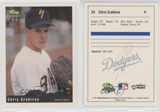 1991 Classic Best Yakima Bears Christopher Crabtree #24