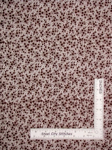 Dark Brown Wildflower Fields Floral Flower Cotton Fabric Santee By The yard - Picture 1 of 1