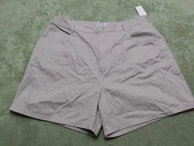 Carolina Blues Tans 女式短裤加大码 20 W/口袋 — 第 1/4 张图片