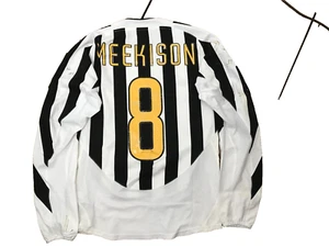 *BESCHÄDIGT* kleines JUVENTUS SHIRT FOOTBALL SOCCER TRIKOT MEEKISON 8 2003 LS - Bild 1 von 22