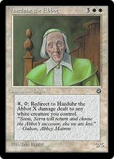 MTG MAGIC THE GATHERING - HAZDUHR THE ABBOT - HOMELANDS - NEAR MINT!
