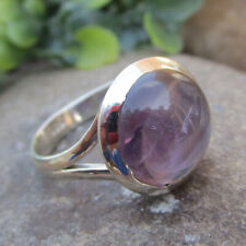 Purple Amethyst Gemstone Sterling Solid Silver Ring Beautiful - ALL SIZES