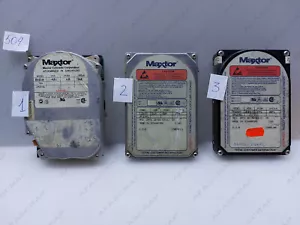 Lot of 3 Pcs Maxtor 8051A 7131AT 7345AT 3.5" IDE Hard Disk Drive Vintage Parts - Picture 1 of 12