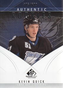 2009-10 SP Game Used Hockey #145 Kevin Quick RC 475/699