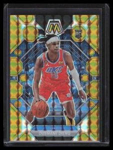 2022-23 Panini Mosaic Mosaic Gold Refractor 206 Ousmane Dieng Rookie 9/10 - Picture 1 of 2