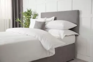 Kunstwildleder anthrazitgrau Kopfteil Wrap Abdeckung alle Größen 3 Tiefen - Bild 1 von 3