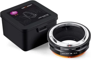 K&F Concept Manual Lens Adapter for Canon FD FL Lens to Fujifilm Fuji FX Cameras - Picture 1 of 7