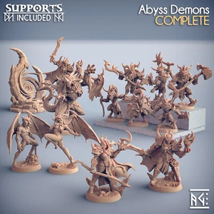 Artisan Guild Miniature D&D/wargames Abyss Demons in resina 3d print - Foto 1 di 20