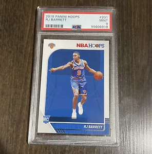 Tarjeta de novato RJ Barrett 2019 Panini Hoops 201 PSA 9 RC New York Knicks Toronto Raptors - Imagen 1 de 2