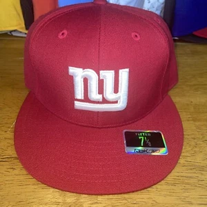 Reebok Hat New York Giants Red 7 1/8 Brand New VINTAGE - Picture 1 of 5