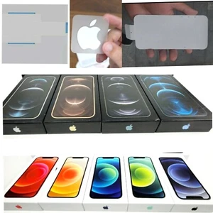 iPhone 12 Pro Max boîte de vente au détail vide avec câble et autocollant logo manuel neuf - Photo 1 sur 10