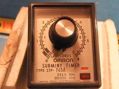 Omron STP-NM 200/220 V 5s Subminy Timer - Image 1 of 4