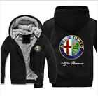 S-6Xl Mens Casual Alfa Romeo Jacket Zipper Coat Hoodies Warm Hooded Sweater Tops