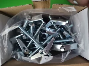 CROWN BOLT 50 Pack 1/4" X 3" Truss Head Combo Zinc Plated Toggle Bolts CB#18976 - Picture 1 of 5