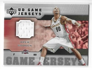 2005-06 UPPER DECK DREW GOODEN UD GAME JERSEYS GAME-WORN JERSEY #GJ-DG CAVALIERS - Picture 1 of 2
