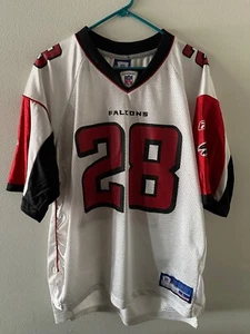 Reebok NFL Atlanta Falcons Warrick Dunn Football Trikot Größe Large weiß - Bild 1 von 7