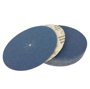 7" x 5/16" Zirkonia Papier Schlitz Kantenschneider Boden Schleifscheiben (25er Pack, 100er Körnung) - Bild 1 von 3