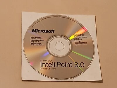 Microsoft IntelliPoint 3.0 Mouse Software CD-ROM 1983-1999 Vintage Rare - Image 1 of 4