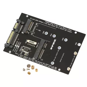 M.2 NGFF MSATA SSD to SATA 3.0 Adapter 2 in 1 Converter Card for PC Laptop Hard - Bild 1 von 10