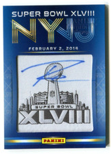 2014 Panini Father's Day Super Bowl Patch Autograph #RW Russell Wilson A36 133
