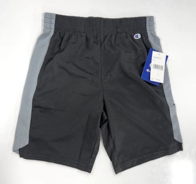 CAMPEÓN 'C9 MALLA PANTALONES CORTOS DEPORTIVOS ' NIÑOS ' NEGRO/GRIS' TALLA PEQUEÑA Foto 1 de 4