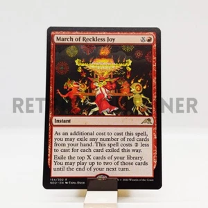 MTG Magic NEO Kamigawa Neon Dinasty - 1x EN NM 154 March of Reckless Joy - Picture 1 of 1