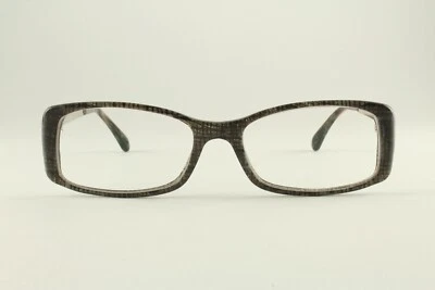 Raro Auténtico Chanel 3195 c. 1208 Gris Tweed Marcos Gafas Italia Foto 1 de 4