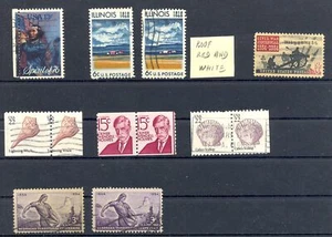 USA VARIETY -LOT -PRINT AND PERFORATION ERRORS MOST VF - Picture 1 of 1