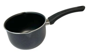 STIELKASSEROLLE BLUE Ø 14 cm ANTIHAFT Kochtopf Milchtopf Stieltopf Kasserolle - Bild 1 von 5