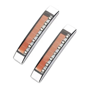 7-Color LED Emergency Strobe Warning Lamp Solar Car Door Edge Body Scratch Bar K - Picture 1 of 9